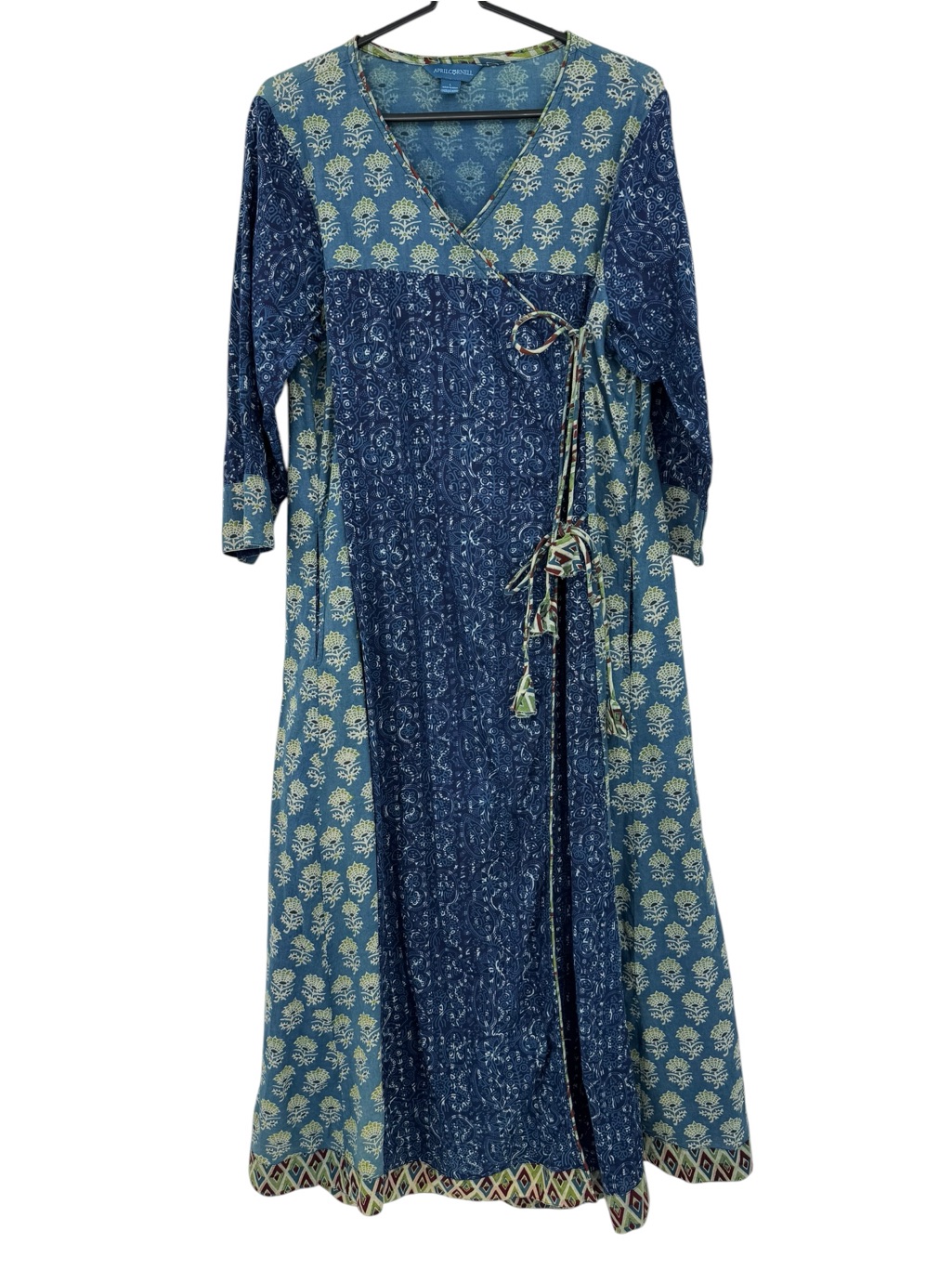 April Cornell Wrap Jacket Duster Lagenlook Boho Dress L